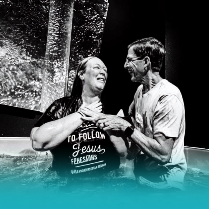 Audrey Talbert's baptism